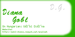 diana gobl business card